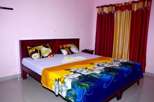 Bhaskar villas homestays客房内的一张或多张床位