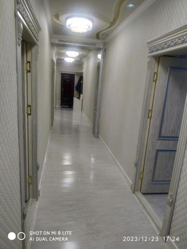 AndizhanАпартамент в центре города的走廊,建筑中长长的走廊