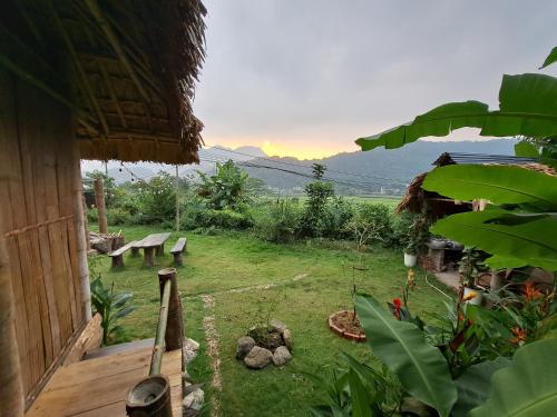 Homestay field - bungalow, Ha giang loop tour, motorbikes rental