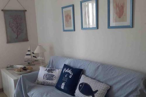 Splendido appartamento a Lampedusa, con terrazzo !客房内的一张或多张床位