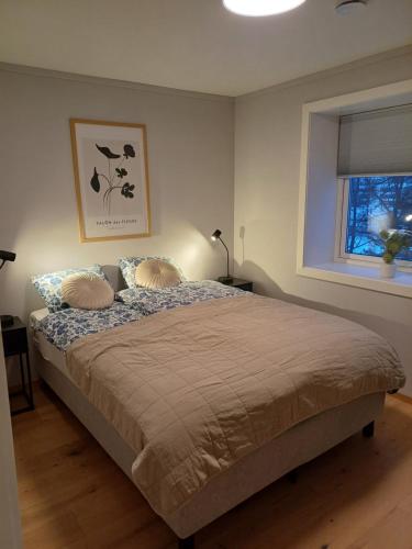 康斯博K8 Apartment的一间卧室设有一张大床和窗户