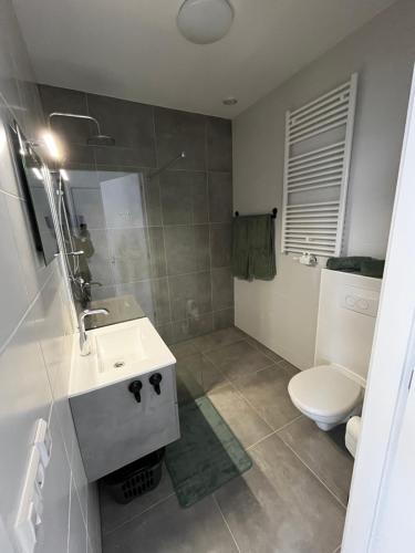 莱顿Da Costa 12A的一间带水槽和卫生间的浴室