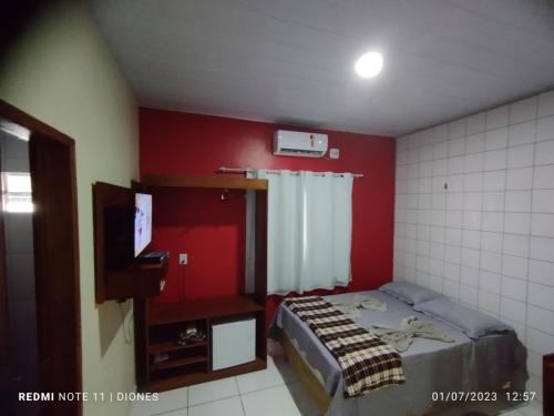 Pousada Luz - Santo Amaro do Maranhão客房内的一张或多张床位