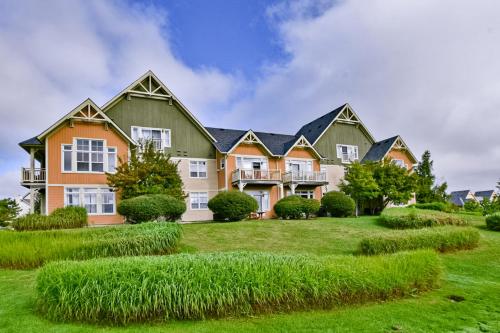 蓝山Rivergrass的一座带绿色草坪的大房子