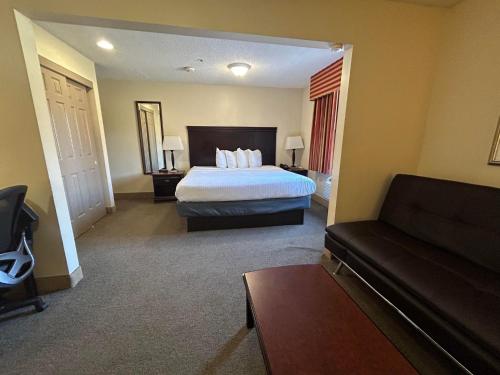 弗洛伦斯阿什利宿舍酒店 的酒店客房,配有床和沙发