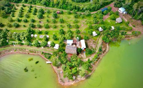 The Secret Garden Camping - Hồ Trị An鸟瞰图