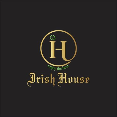 锡纳亚Irish House的金色标志,用词表示用法挨饿