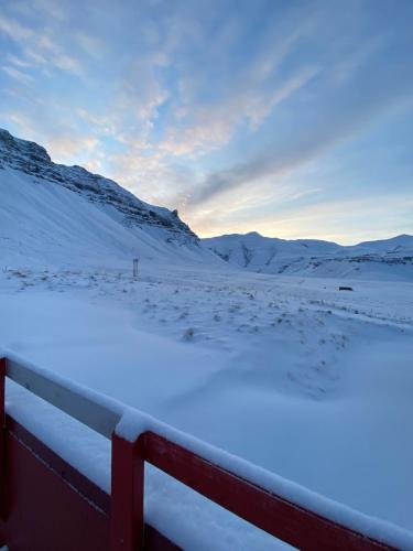 冬天的Kirkjufell Guesthouse and Apartments