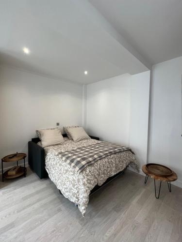 维罗夫莱Studio - Spacious and well equipped的一间卧室配有一张床和一张桌子