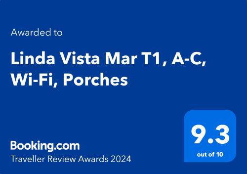 珀彻斯Linda Vista Mar T1, A-C, Wi-Fi, Porches的手机的截图,上面有与玛利汀的视觉联系的单词