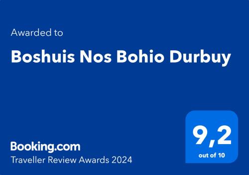杜柏Boshuis Nos Bohio Durbuy的蓝标,带bsius mos biolula duritus字