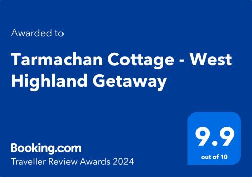 威廉堡Tarmachan Cottage - West Highland Getaway的德国西部高原的塔姆恰姆会议