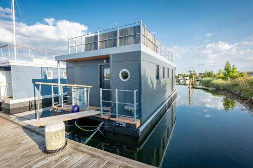 Hausboot Rán mit Dachterrasse in Kragenæs auf Lolland/DK平面图