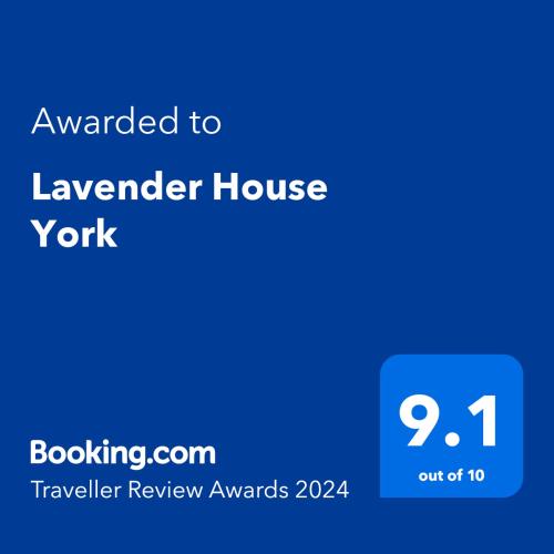 约克Lavender House York的手机的屏幕照,上面写着给清除者家病毒的文字