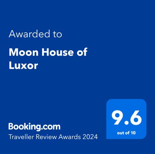 Moon House of Luxor的证书、奖牌、标识或其他文件