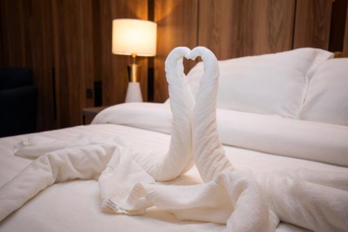 فندق ماسة المشاعر الفندقية客房内的一张或多张床位