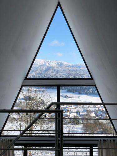 山景或在度假屋看到的山景