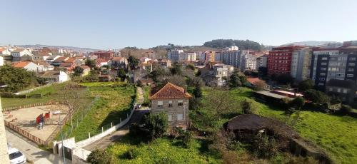 维戈Val do Fragoso的城市空中景观和建筑