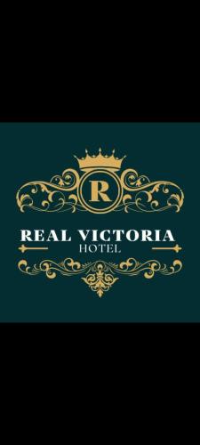 伊洛Real Victoria的真正的维多利亚酒店的标志