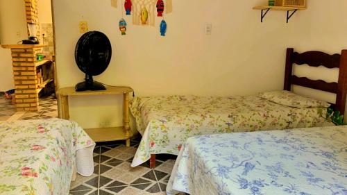 Casa em Mundaú Trairi-Ce客房内的一张或多张床位