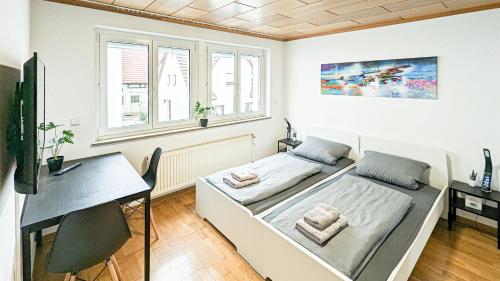 斯图加特Stuttgart Zuffenhausen Porsche Bosch 1Doppelzimmer Flatshare Apartment的相册照片