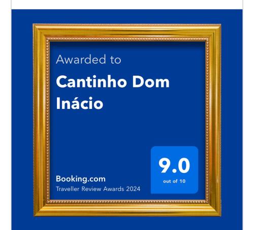 圣加布里埃尔Cantinho Dom Inácio的带有文本的图片框架,想要cantina做信息