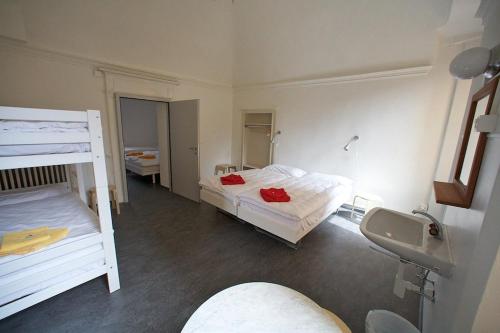 卡萨达芬奇住宿加早餐酒店客房内的一张或多张双层床