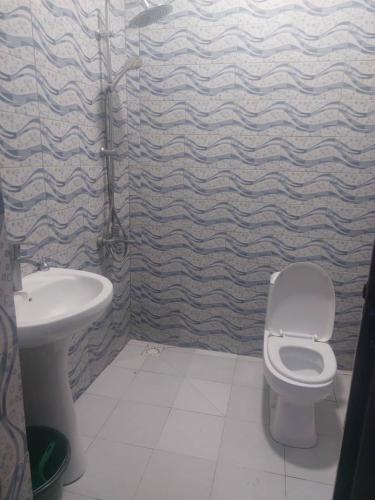 济金绍尔Castor的一间带卫生间和水槽的浴室