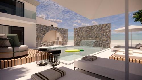 科斯基努Kallithea Luxury Villas #3的别墅 - 带游泳池、