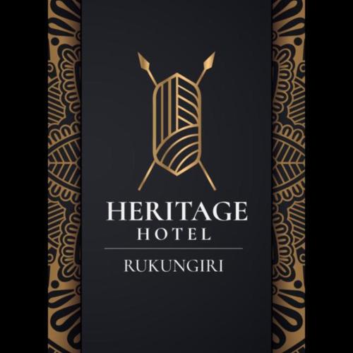 RukungiriHeritage Hotel Rukungiri的带有rijeff的文物酒店标签