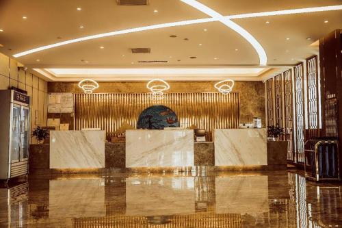 Hanting Premium Hotel Ordos Kangbashi Scenic大厅或接待区