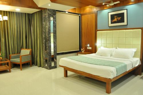 Panaji Residency客房内的一张或多张床位