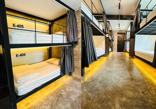 Adora Hostel客房内的一张或多张双层床
