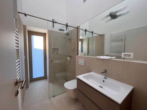 StaršeVilla Boris的浴室配有卫生间、盥洗盆和淋浴。