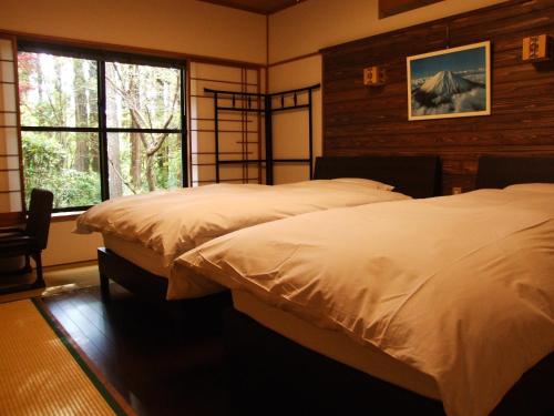 华之宿日式旅馆客房内的一张或多张床位