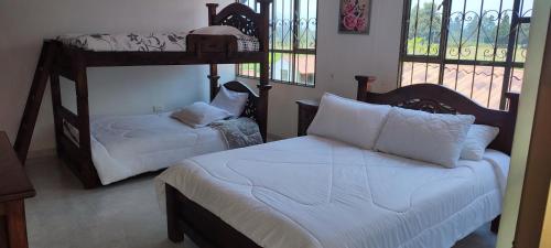 Villa Libertad客房内的一张或多张床位