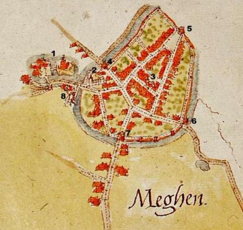 MegenB&B Op de Keien的城市地图图