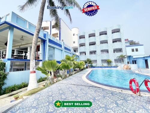 Hotel V-i sea view, puri private-beach-gym-spa fully-airconditioned-hotel lift-and-parking-facilities breakfast-included
