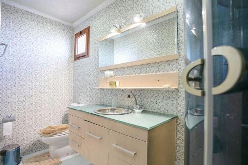 马拉喀什Palm Splendor - Marrakech的一间带水槽和卫生间的浴室