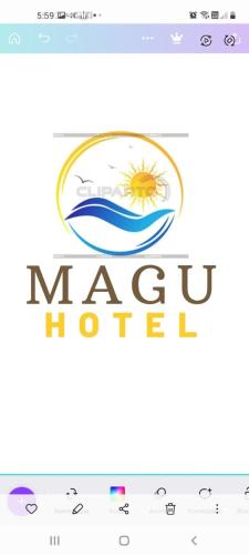 瓦尔梅Magu Hotel Huarmey的中日公司标志