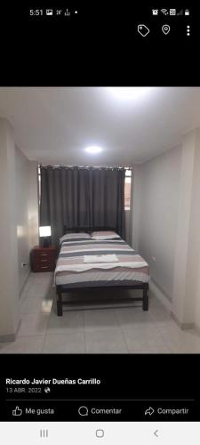 瓦尔梅Magu Hotel Huarmey的一张房间卧室的照片