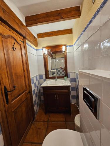 SagraMETA VOLANTE的一间带卫生间和水槽的浴室