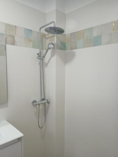 塞维利亚La Casa de Ángela的浴室内配有淋浴和头顶淋浴