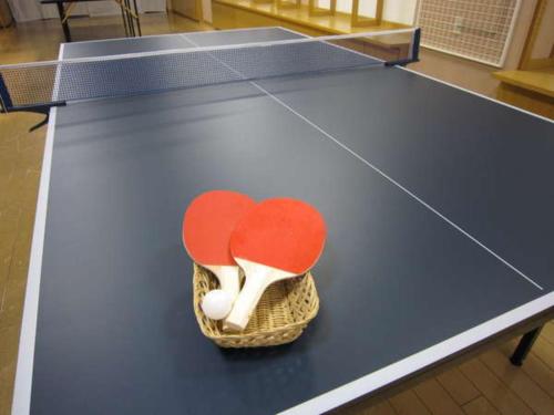 上川町Mount View Hotel - Vacation STAY 40095v的篮子里有两颗心的乒乓球桌
