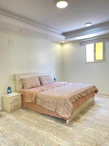 艾卜哈السحاب的一间卧室设有一张大床和一个窗户。