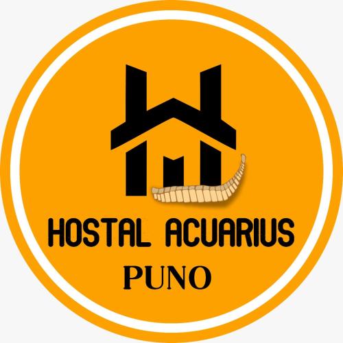 普诺HOSTAL ACUARIUS PUNO的a sign for the hospital aquariusungungungungungungungungungungungungungungungungungung
