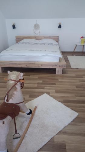 Zlatna Jabuka Lux客房内的一张或多张床位