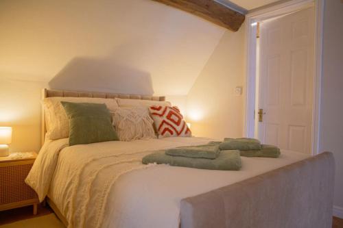 Countryside Loft in Bridgnorth客房内的一张或多张床位