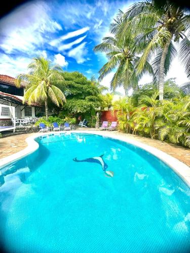Rancho Rebecca, villa de lujo para un Max 10 personas, vistas panorámicas playa y montañas, piscina, 5 H, 5 B en Guarame, Isla de Margarita