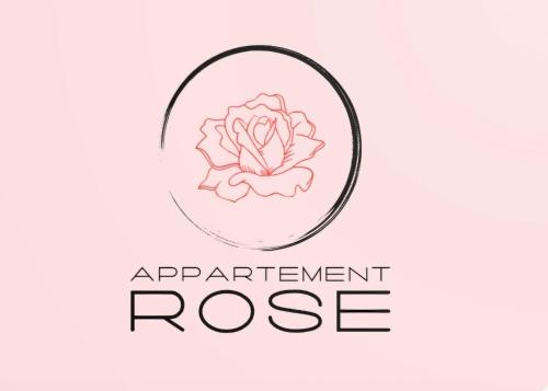 福尔巴赫Apartment Rose的圆环标志中的粉红色花